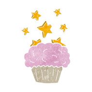 cartoon magical cupcake N2