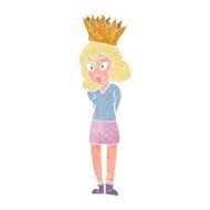 cartoon person wearing crown N22