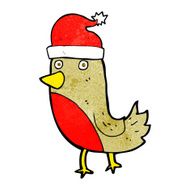 cartoon christmas robin N3