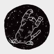 cat doodle drawing N119
