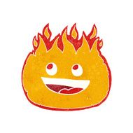 cartoon happy fire N2