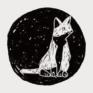 cat doodle drawing N125