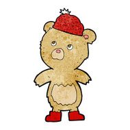 cartoon bear in hat N35