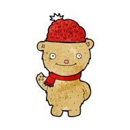 cartoon bear in hat N36