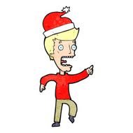 cartoon man ready for christmas N24