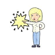 cartoon woman accusing N5