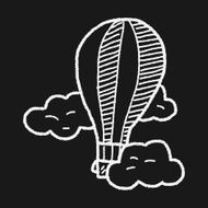 doodle hot air balloon N14