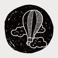 doodle hot air balloon N15