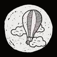 doodle hot air balloon N17