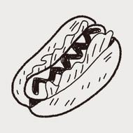Doodle Hot Dog N7