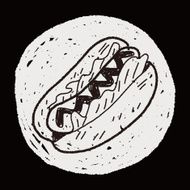 Doodle Hot Dog N8