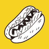 Doodle Hot Dog N10