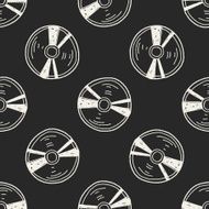 cd doodle seamless pattern background N2