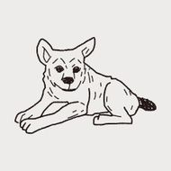Dog doodle N41