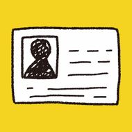 doodle id card N12