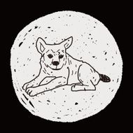 Dog doodle N77