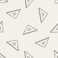 doodle ruler seamless pattern background N2