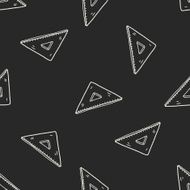 doodle ruler seamless pattern background N4