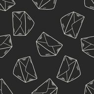 doodle send mail seamless pattern background N4