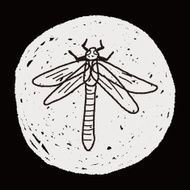 Dragonfly doodle N5