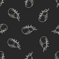 insect doodle seamless pattern background N14