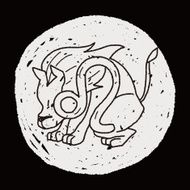 Leo Constellation doodle N11