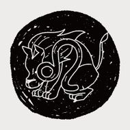 Leo Constellation doodle N12