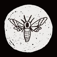 Moth doodle N6