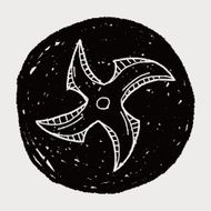 ninja weapon doodle N17