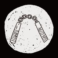 nunchaku doodle N3