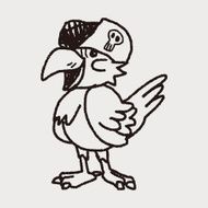 Parrot doodle N8