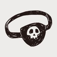 pirate eye mask doodle N4