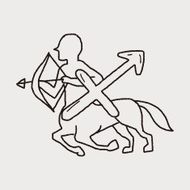 sagittariu Constellation doodle N10