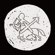 sagittariu Constellation doodle N12