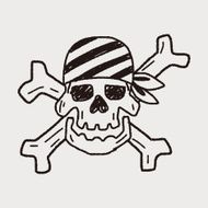 skull Doodle N40