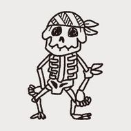 skull Doodle N41
