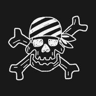 skull Doodle N45