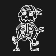 skull Doodle N46