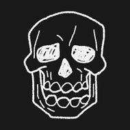 skull Doodle N47