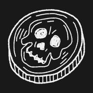 skull Doodle N48
