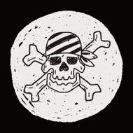 skull Doodle N50