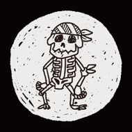 skull Doodle N51