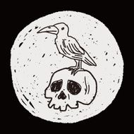 skull Doodle N54