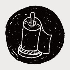 facial tissue doodle N14