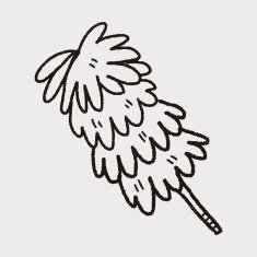 feather duster doodle N8