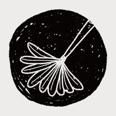 feather duster doodle N16