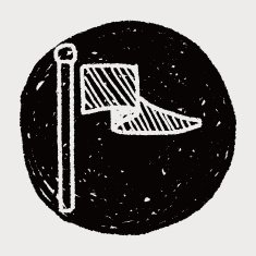 flag doodle drawing N15