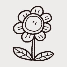 Flower doodle N121