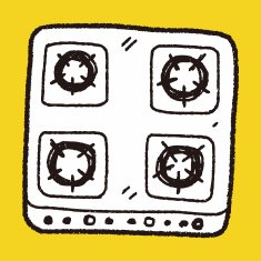 gas stove doodle N6