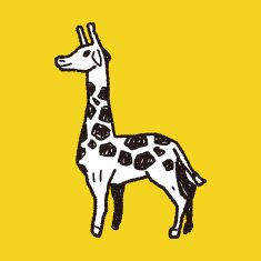 giraffe doodle N6
